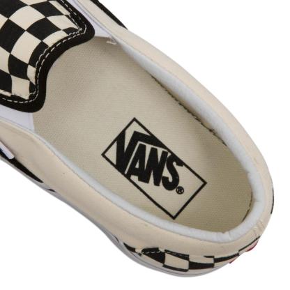 【VANS】 ヴァンズ SLIP ON* スリッポン VN000EYEW00 TRUE WHITE BLK/WHT CHK/WHT