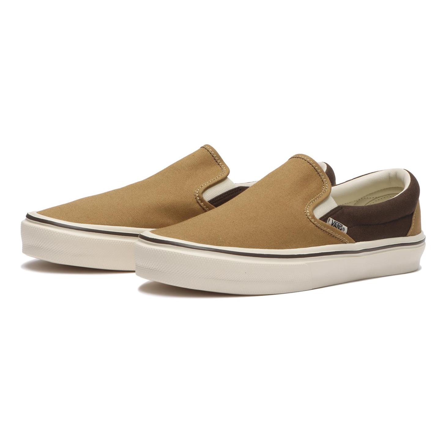 【VANS】 ヴァンズ SLIP ON LITE スリッポンライト V98 LITE MARSML/NAVY CHK BEIGE/BROWN