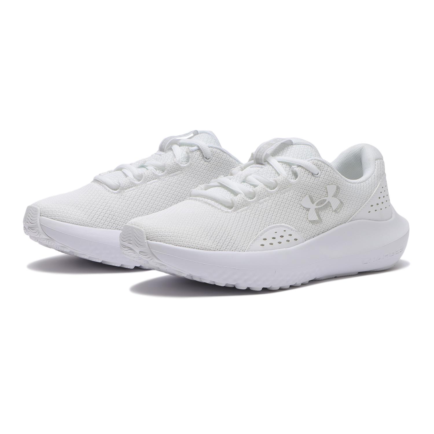 【UNDER ARMOUR】 アンダーアーマー W UA W Charged Surge 4 WIDE サージ4エクストラワイド 3028571 100WHT/WHT/WHT 100WHT/WHT/WHT