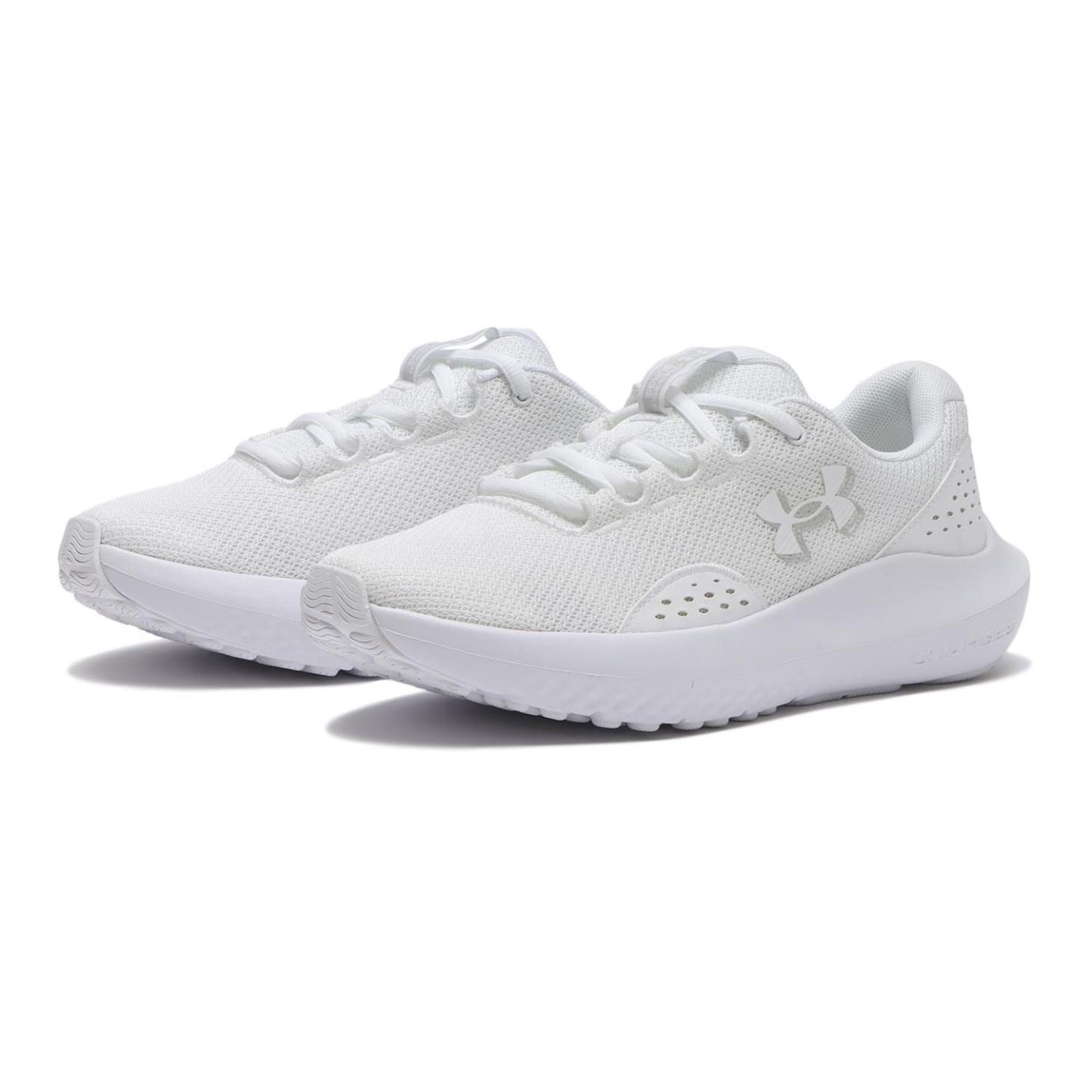 【UNDER ARMOUR】 アンダーアーマー W UA W Charged Surge 4 WIDE サージ4エクストラワイド 3028571 100WHT/WHT/WHT 100WHT/WHT/WHT