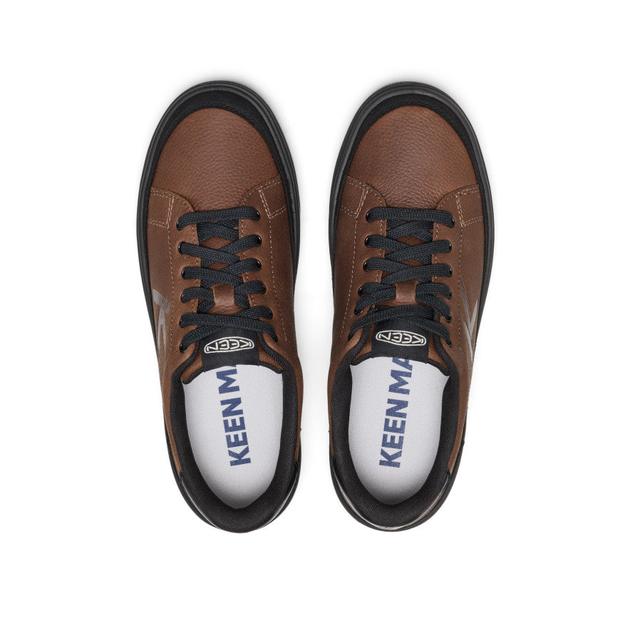 メンズ KM1 レザー コート GL  |  Bison/Black