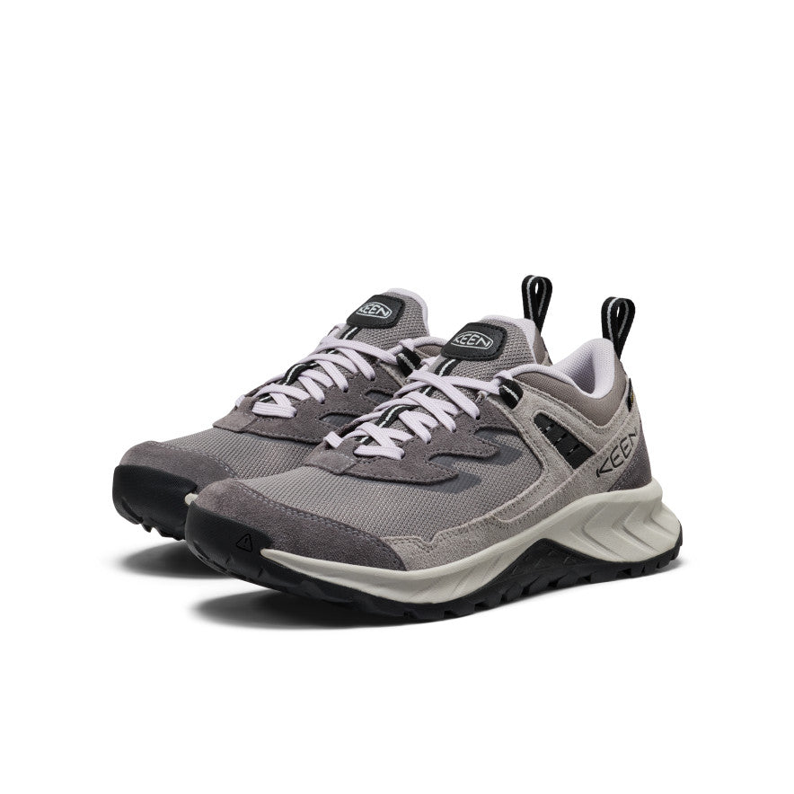 ウィメンズ ハイトレイル ウォータープルーフ 防水ハイキングシューズ  |  Steel Grey/Thistle