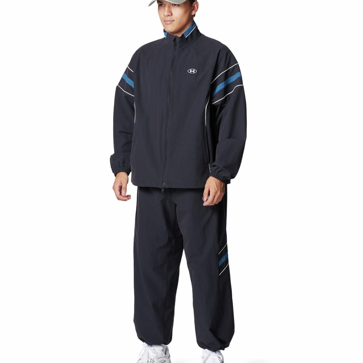 【UNDER ARMOURウェア】 アンダーアーマーウェア M UA NYLON TRACK JACKET ジャケット 6012645 011MGA 001BLK