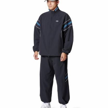 【UNDER ARMOURウェア】 アンダーアーマーウェア M UA NYLON TRACK JACKET ジャケット 6012645 011MGA 001BLK