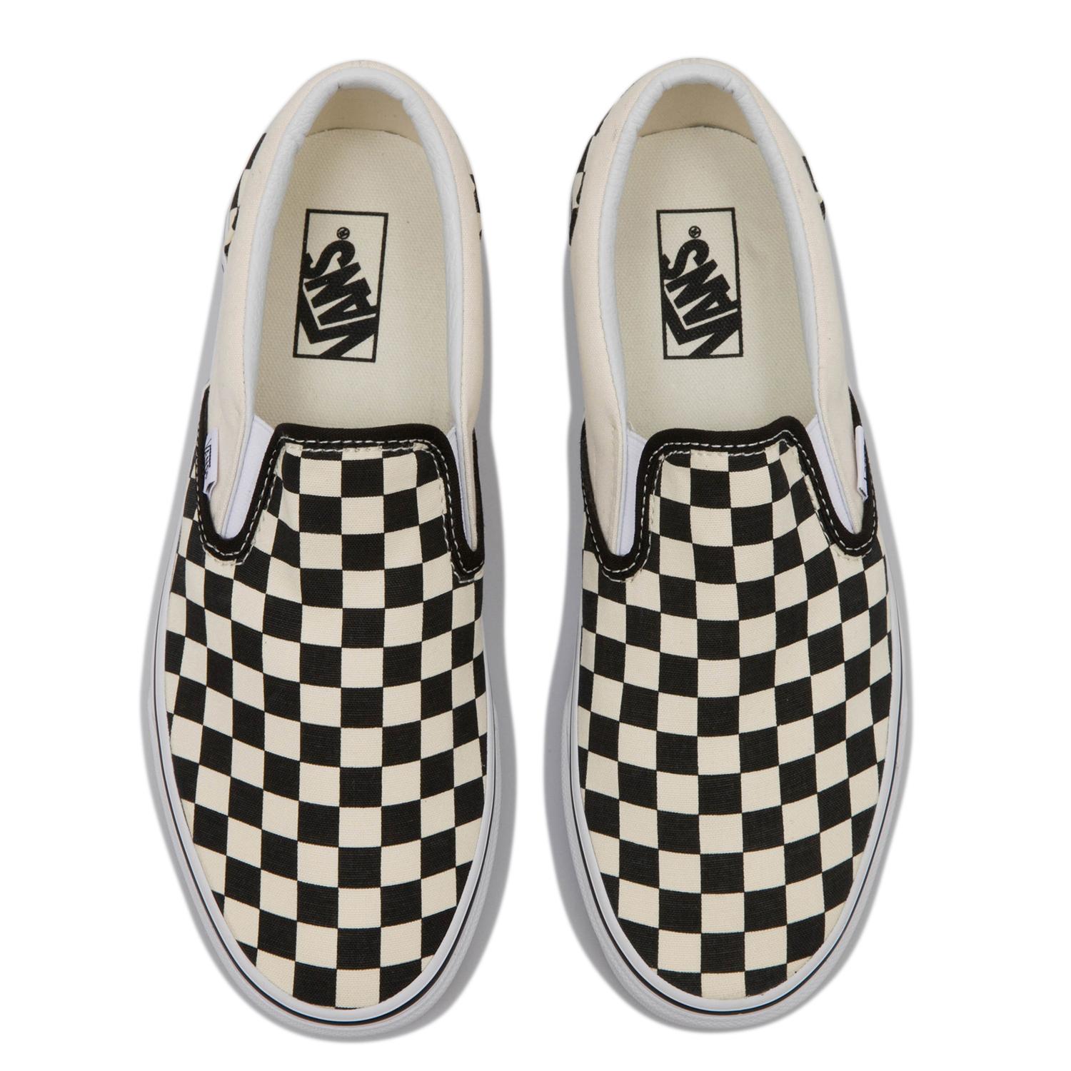 【VANS】 ヴァンズ SLIP ON* スリッポン VN000EYEBKA BLACK/BLACK BLK/WHT CHK/WHT