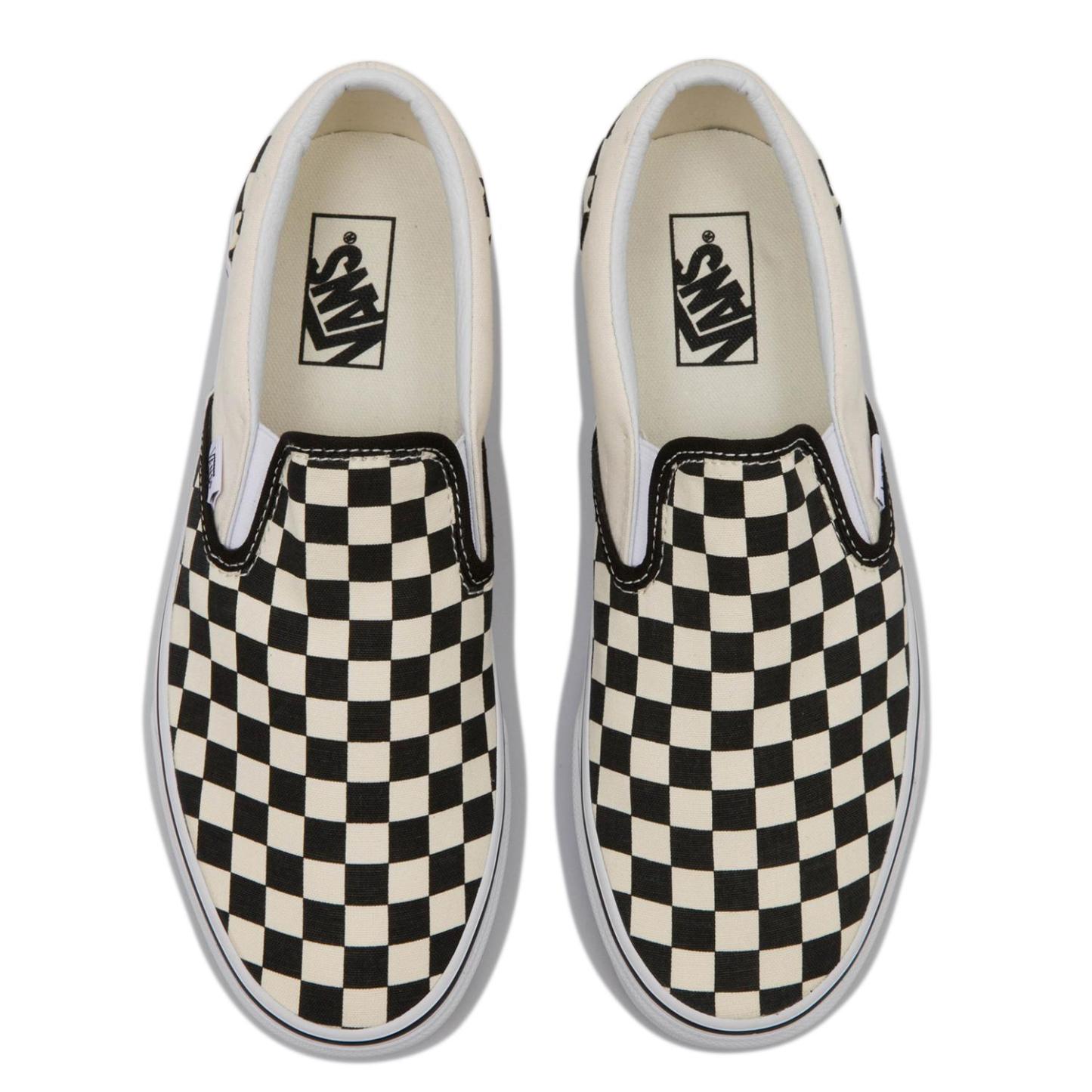 【VANS】 ヴァンズ SLIP ON* スリッポン VN000EYEBKA BLACK/BLACK BLK/WHT CHK/WHT