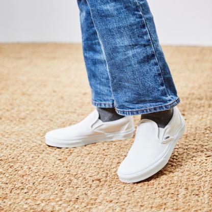 【VANS】 ヴァンズ SLIP ON* スリッポン VN000EYEBKA BLACK/BLACK TRUE WHITE