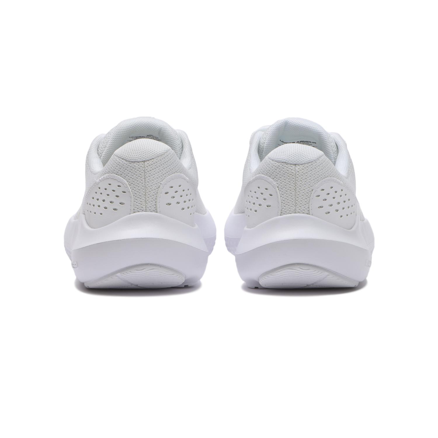 レディース 【UNDER ARMOUR】 アンダーアーマー W UA W Charged Surge 4 WIDE サージ4エクストラワイド 3028571 101WHT/DSG/MSV 100WHT/WHT/WHT