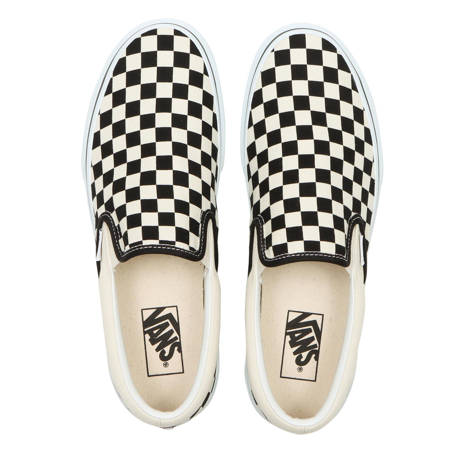 【VANS】 ヴァンズ SLIP ON スリッポン V98CLA M.BLACK(RB) BLK/WHT CHECK
