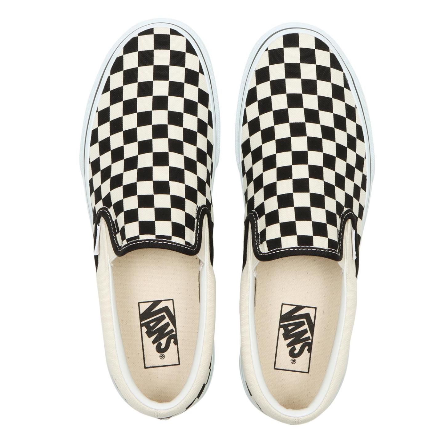 【VANS】 ヴァンズ SLIP ON スリッポン V98CLA M.BLACK(RB) BLK/WHT CHECK