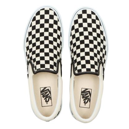 【VANS】 ヴァンズ SLIP ON スリッポン V98CLA M.BLACK(RB) BLK/WHT CHECK