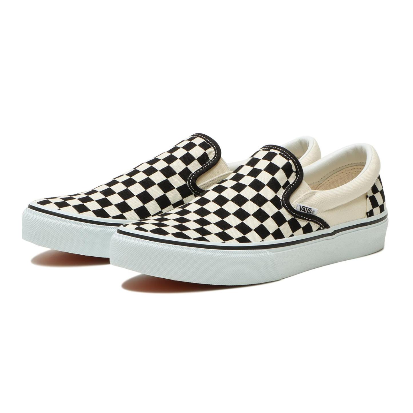 【VANS】 ヴァンズ SLIP ON スリッポン V98CLA M.BLACK(RB) BLK/WHT CHECK