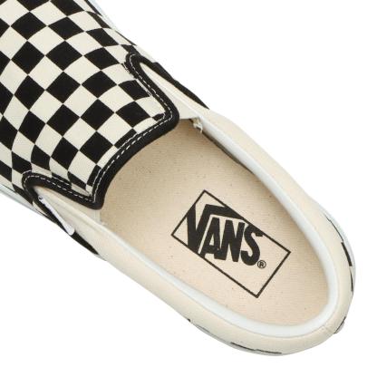 【VANS】 ヴァンズ SLIP ON スリッポン V98CLA M.BLACK(RB) BLK/WHT CHECK