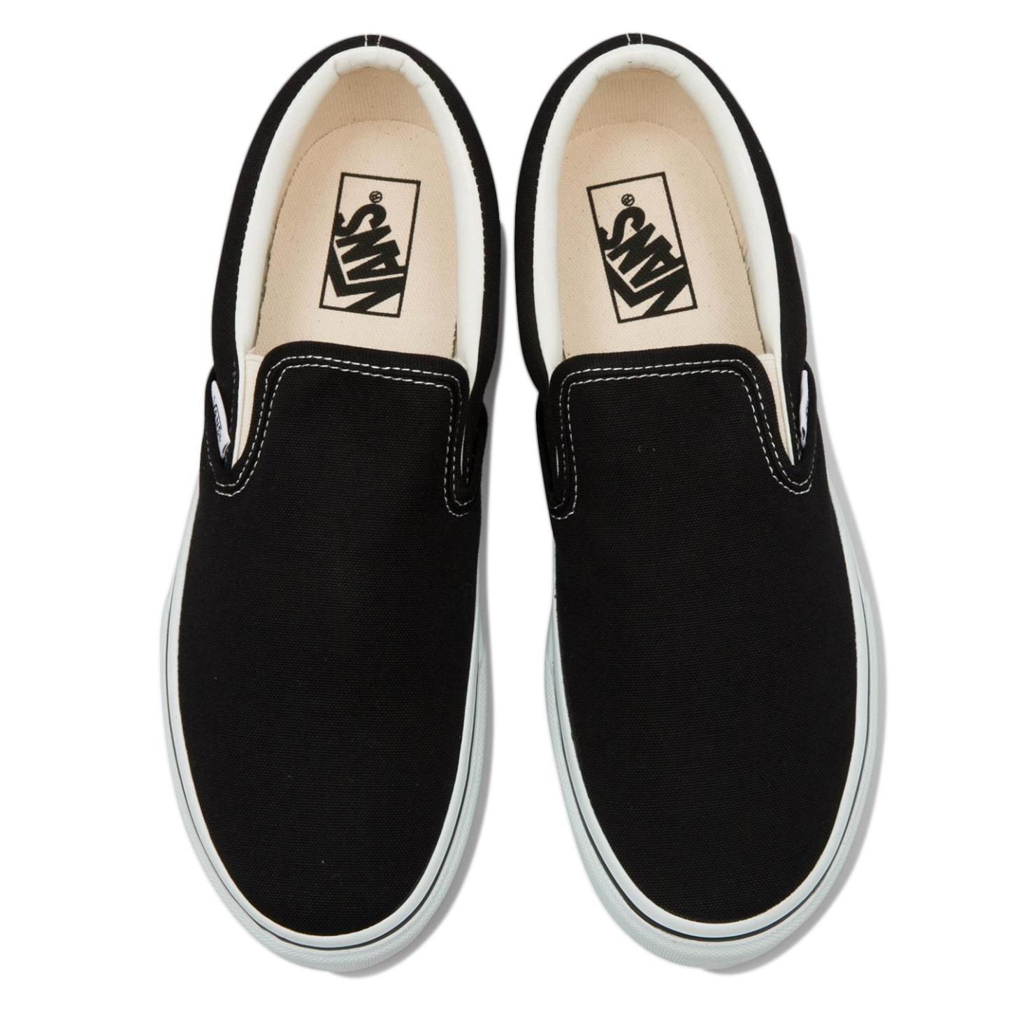 【CHK】 【VANS】 ヴァンズ SLIP ON スリッポン V98CLA BLK/WHT CHECK BLACK