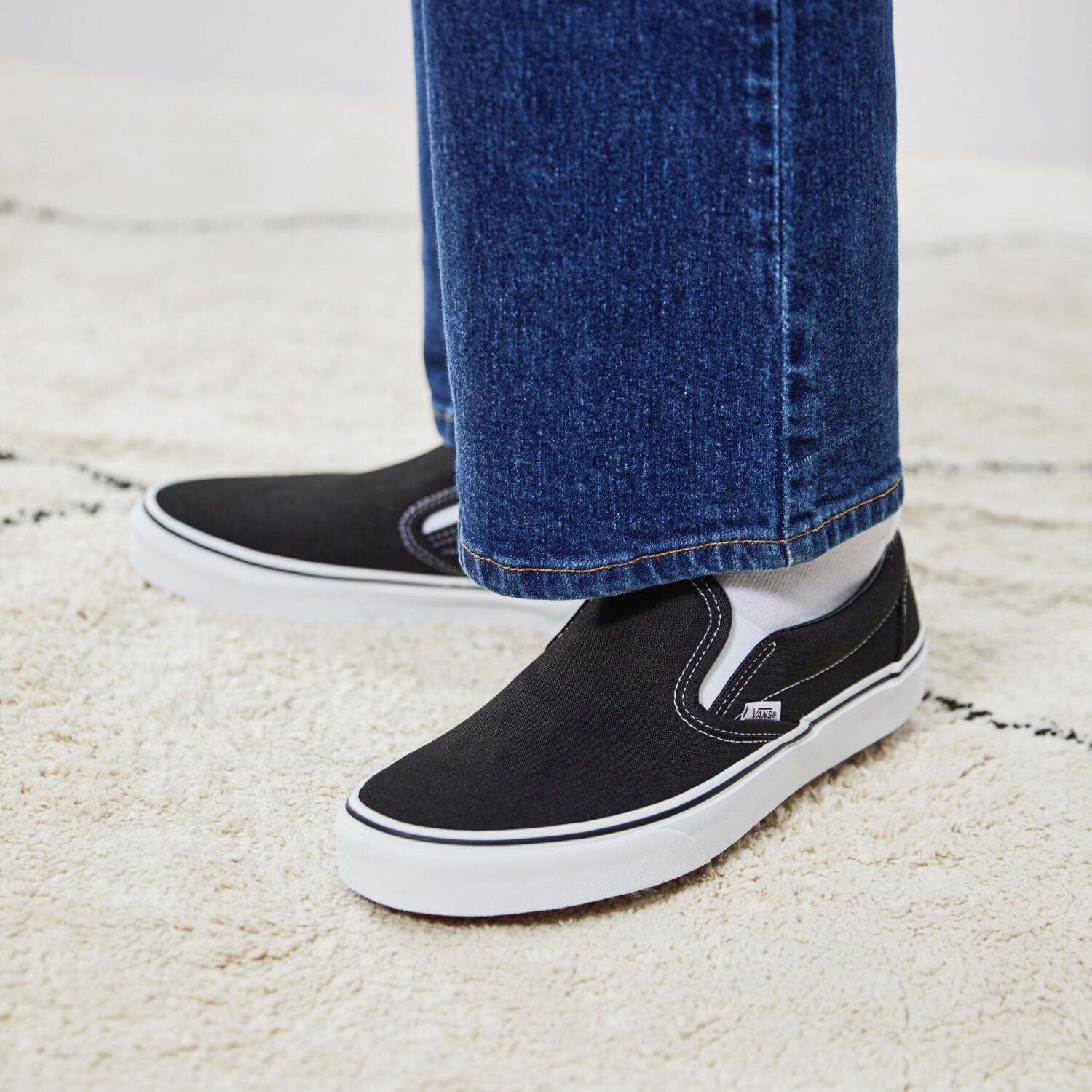 【VANS】 ヴァンズ SLIP ON スリッポン V98CLA M.BLACK(RB) BLACK