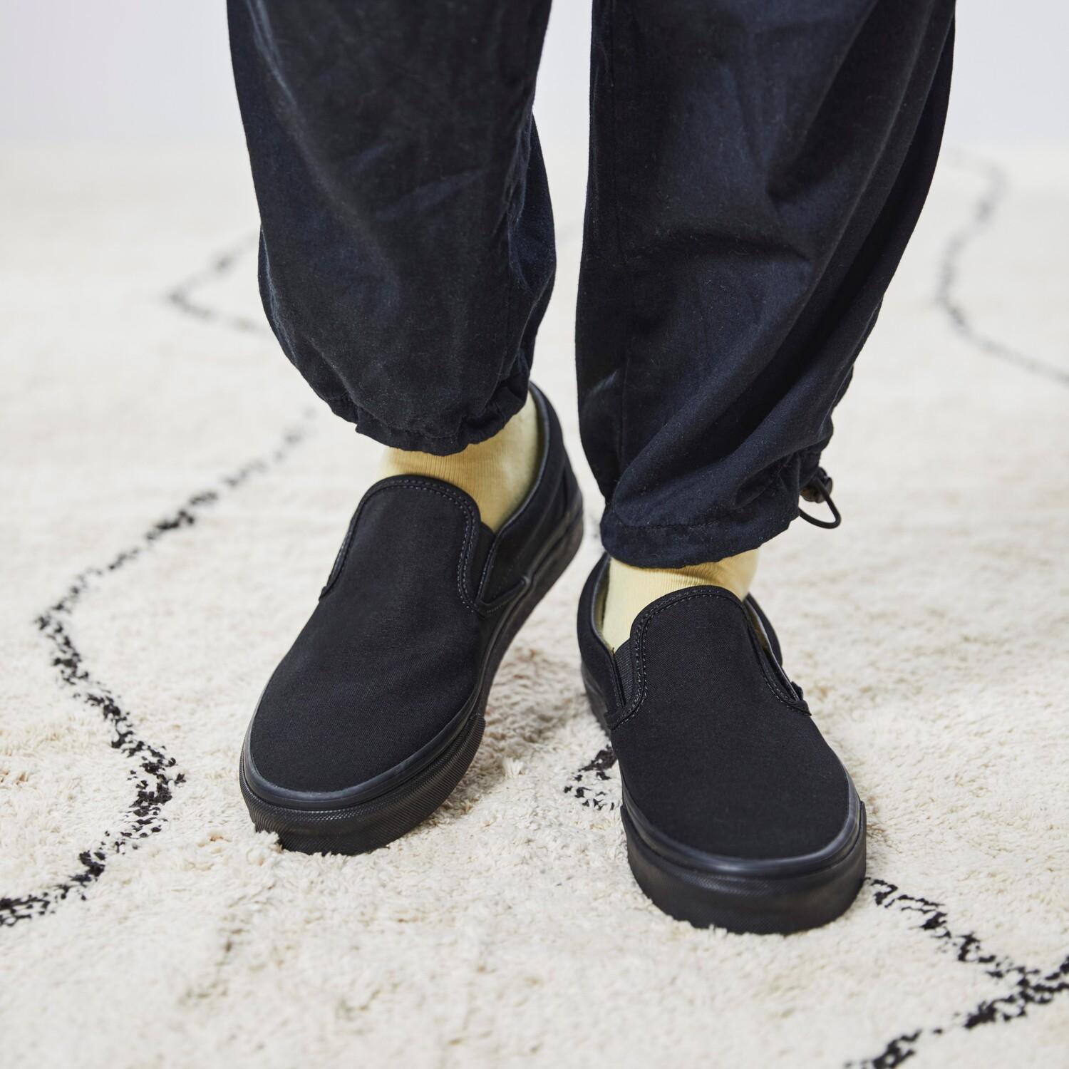 【VANS】 ヴァンズ SLIP ON スリッポン V98CLA M.BLACK(RB) M.BLACK(RB)