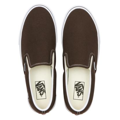 【CHK】 【VANS】 ヴァンズ SLIP ON スリッポン V98CLA BLK/WHT CHECK P.BROWN