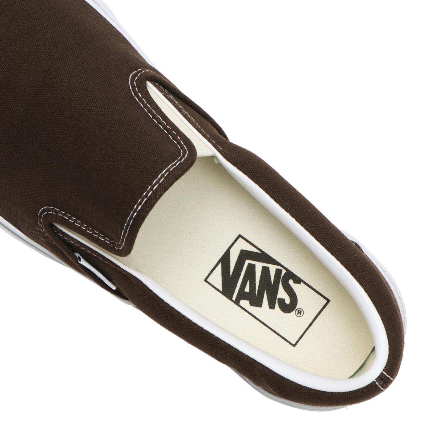 【CHK】 【VANS】 ヴァンズ SLIP ON スリッポン V98CLA BLK/WHT CHECK P.BROWN