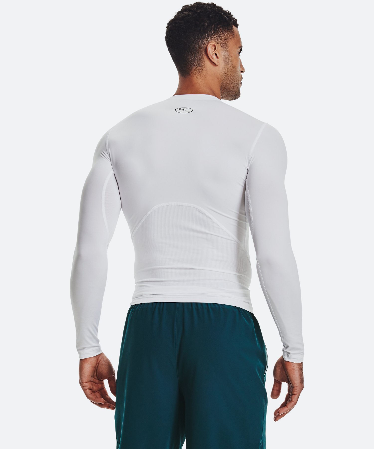 UAヒートギアアーマー コンプレッション ロングスリーブ シャツ（トレーニング/MEN） White / Black(100)