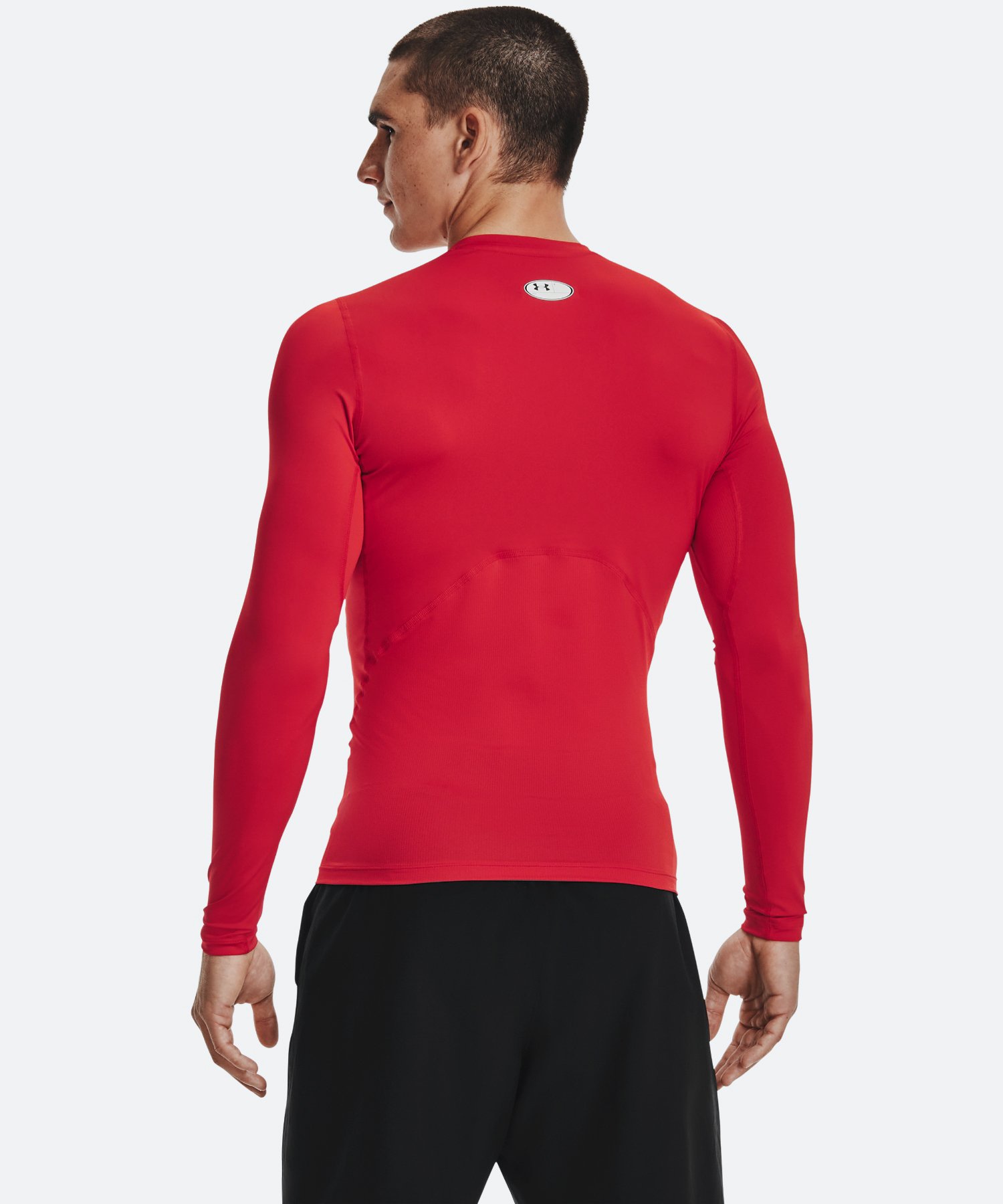 UAヒートギアアーマー コンプレッション ロングスリーブ シャツ（トレーニング/MEN） Red / White(600)