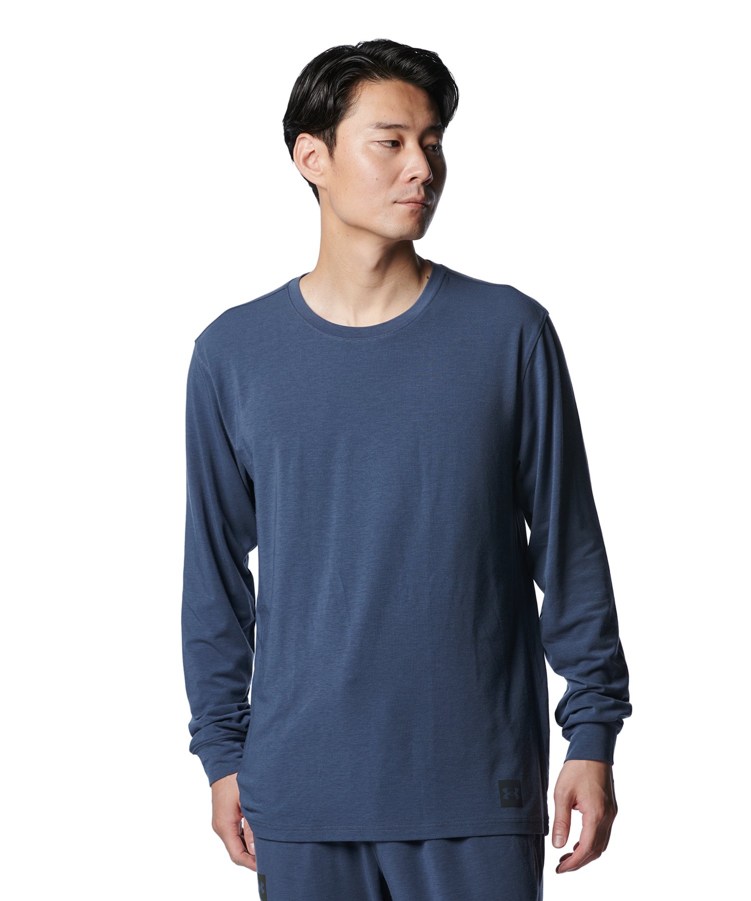 UAアスリートリカバリー スリープ ロングスリーブ シャツ（リカバリー/UNISEX） Downpour Gray(044)