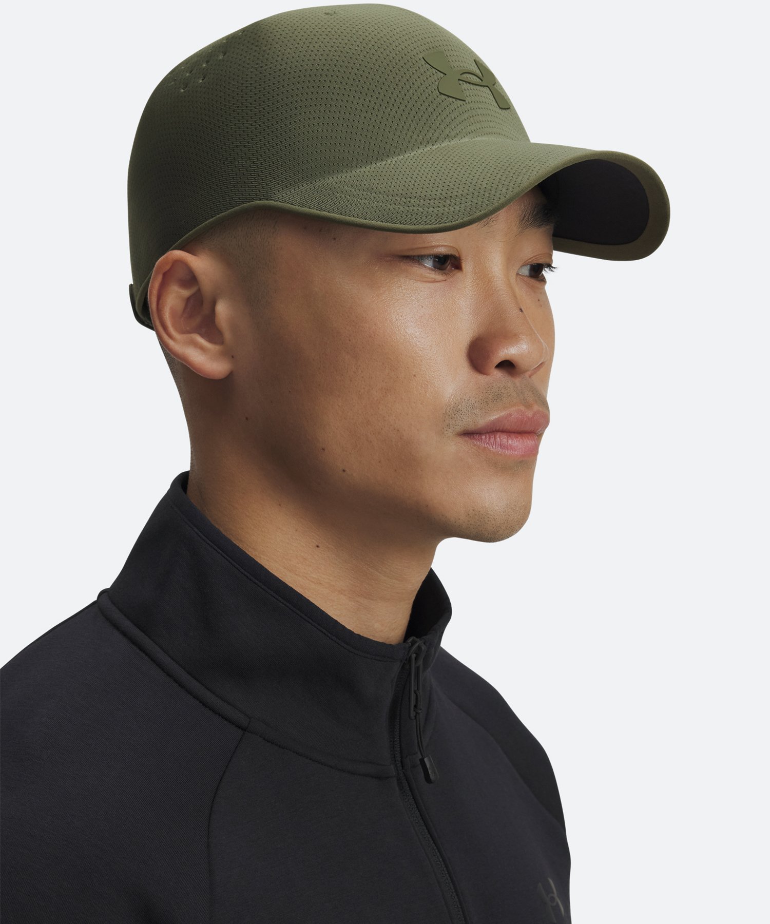 UAステルスフォーム アンクラッシャブル キャップ（ライフスタイル/UNISEX） Marine OD Green(390)