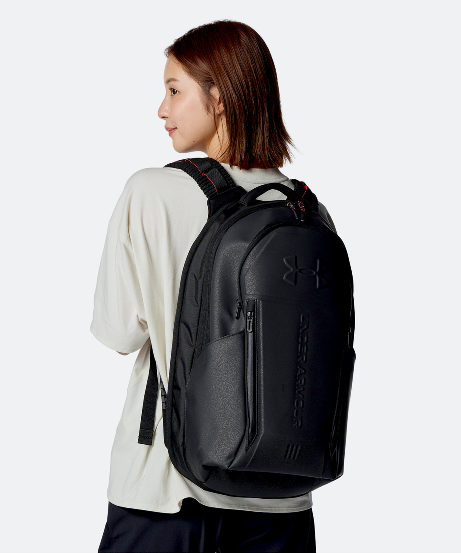 UAノーウェイ バックパック（トレーニング/UNISEX） Black / Black(001)