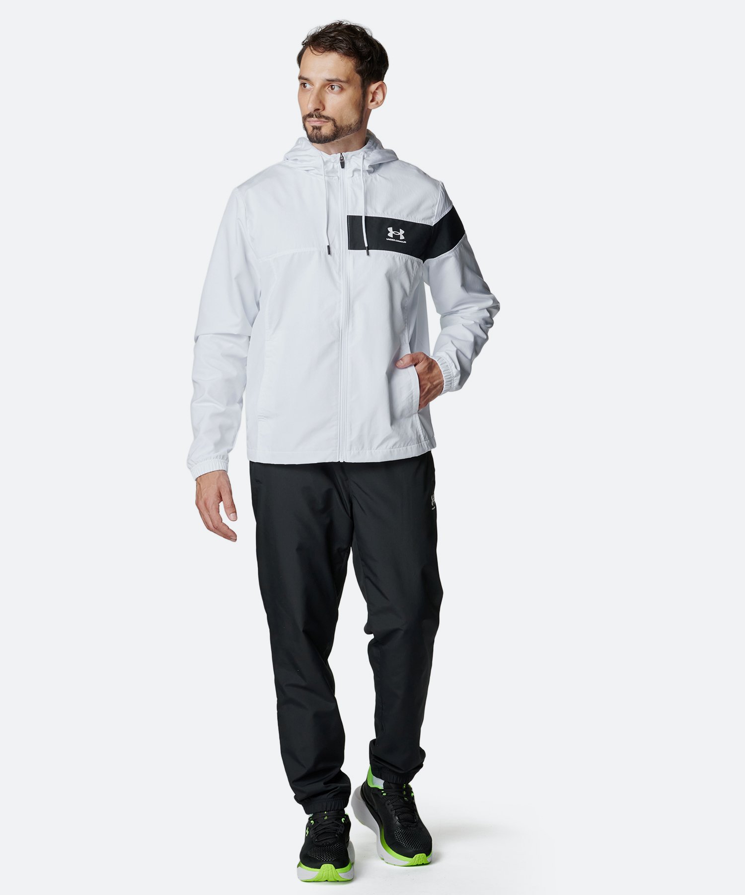 UAメッシュ ライナー カラーブロック ジャケット（ライフスタイル/MEN） White(100)