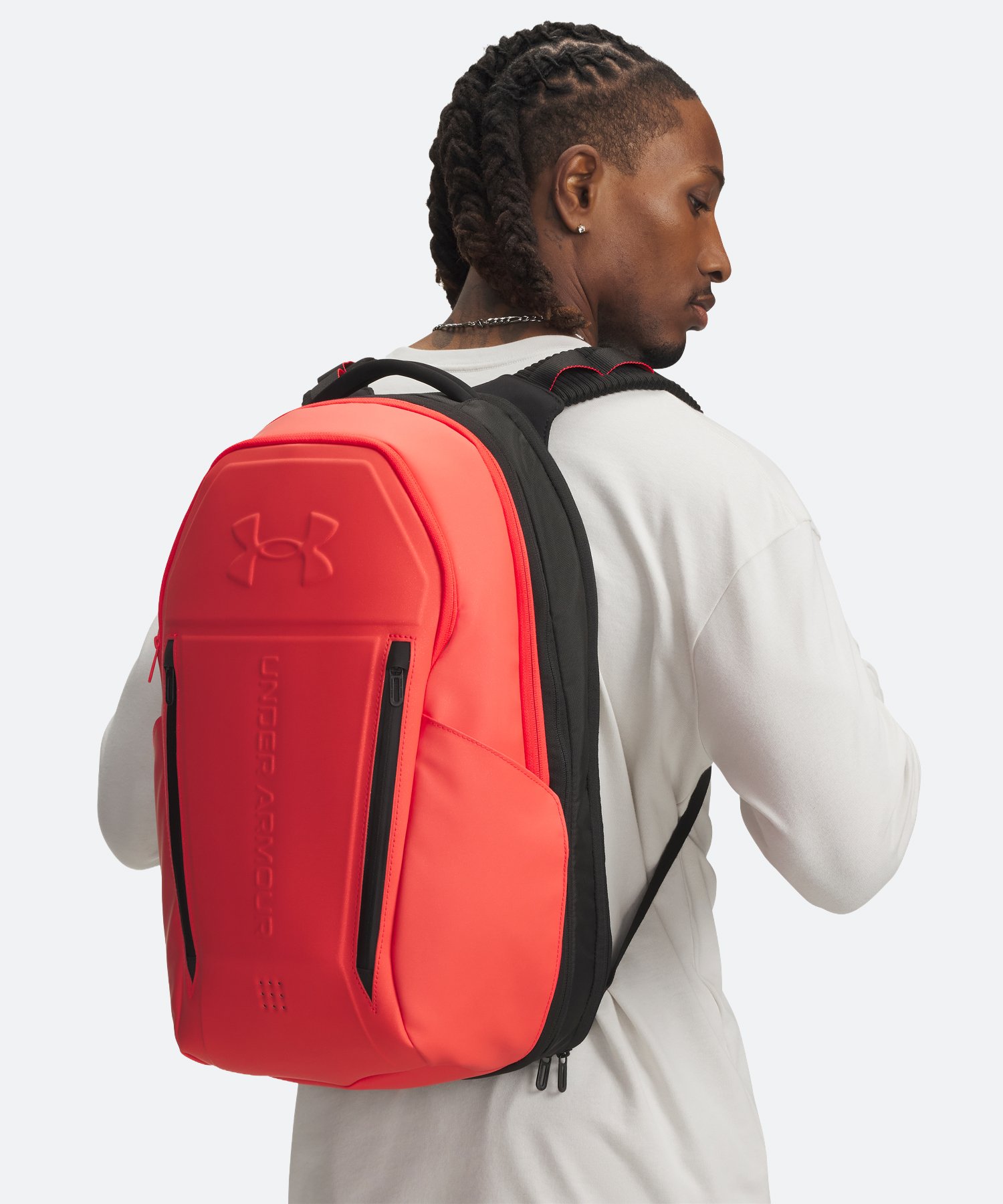 UAノーウェイ バックパック（トレーニング/UNISEX） Racer Red / Black(713)