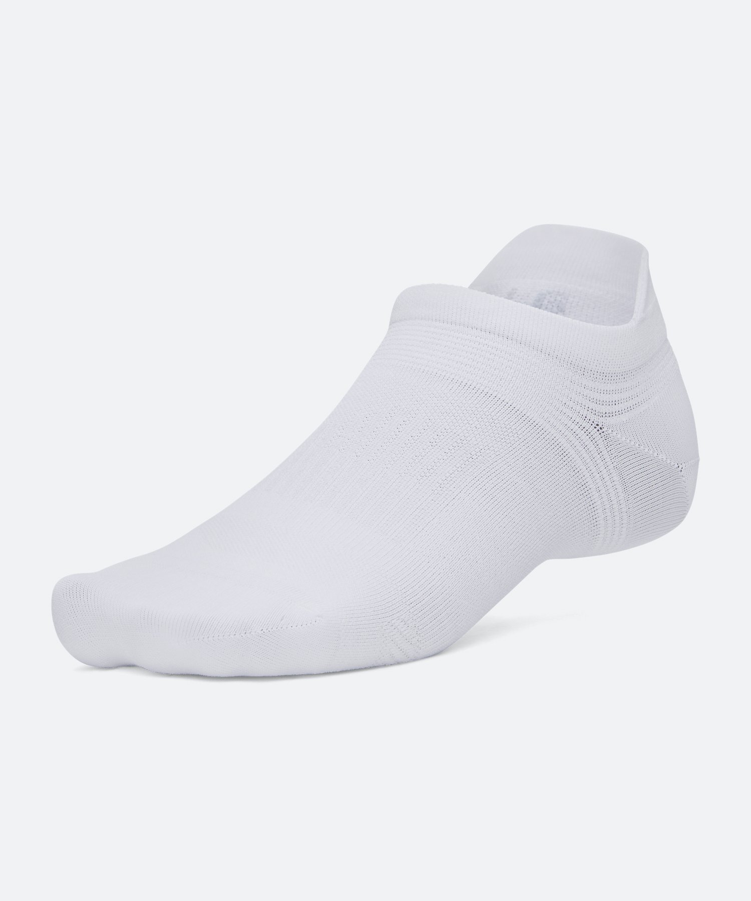 UAベロシティ ノーショー ソックス（ランニング/UNISEX） White / White / Reflective(100)