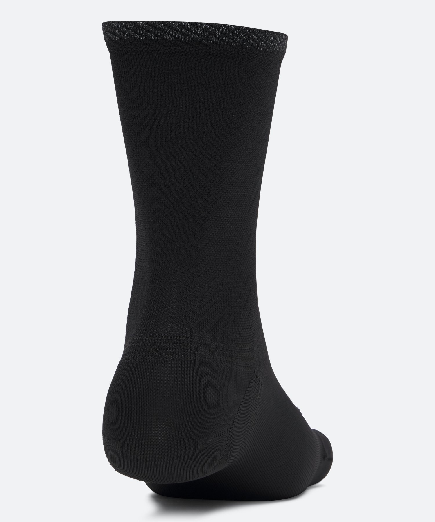 UAベロシティ クルー ソックス（ランニング/UNISEX） Ultimate Black(008)