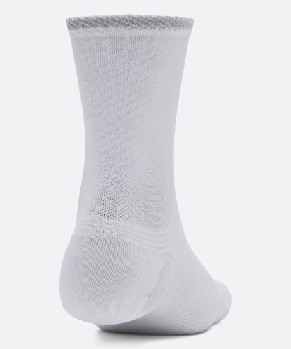 UAベロシティ クルー ソックス（ランニング/UNISEX） White / White / Reflective(100)