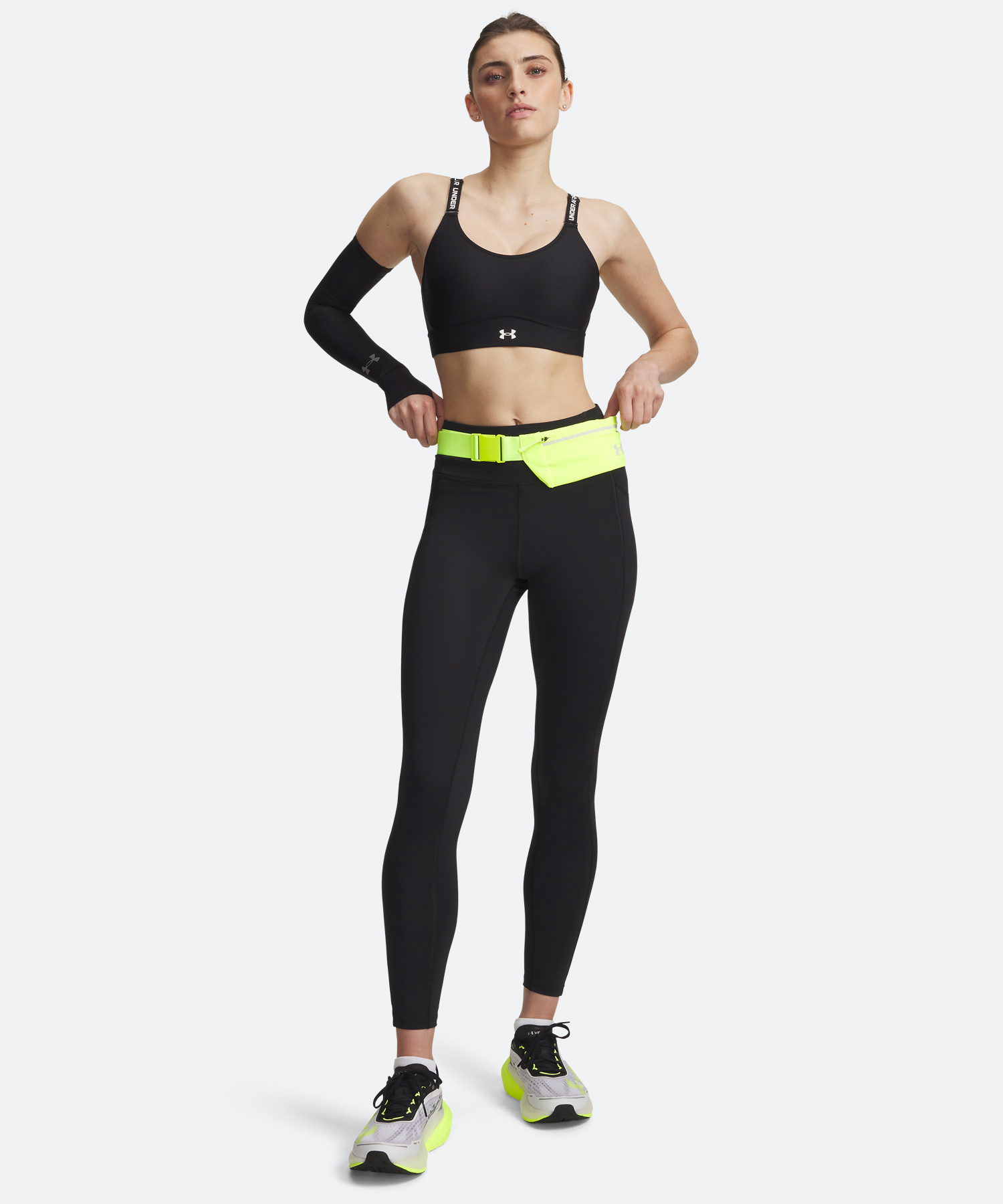 UAベロシティ タイツ（ランニング/WOMEN） Black / Reflective(001)