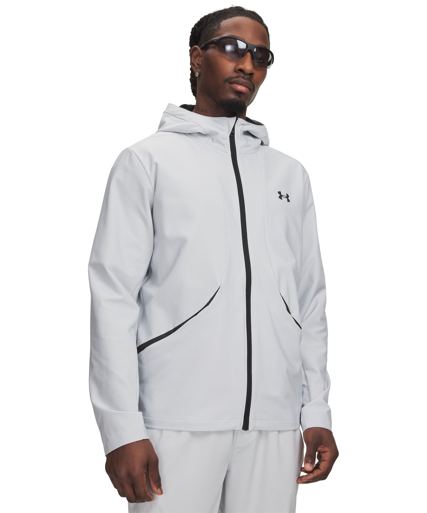 UAアンストッパブル ウーブン ジャケット（ライフスタイル/MEN） Halo Gray / Black(014)