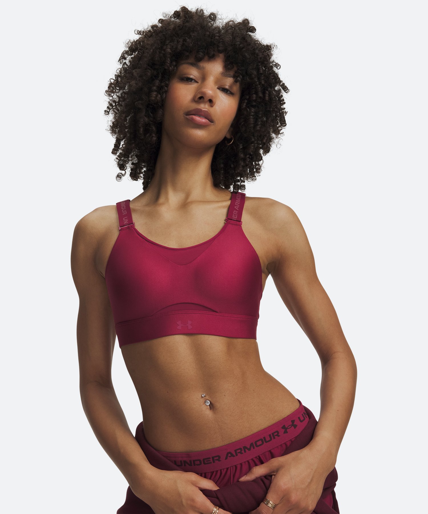 UAインフィニティブラ2.0 ハイサポート（トレーニング/WOMEN） Claret / Claret(622)