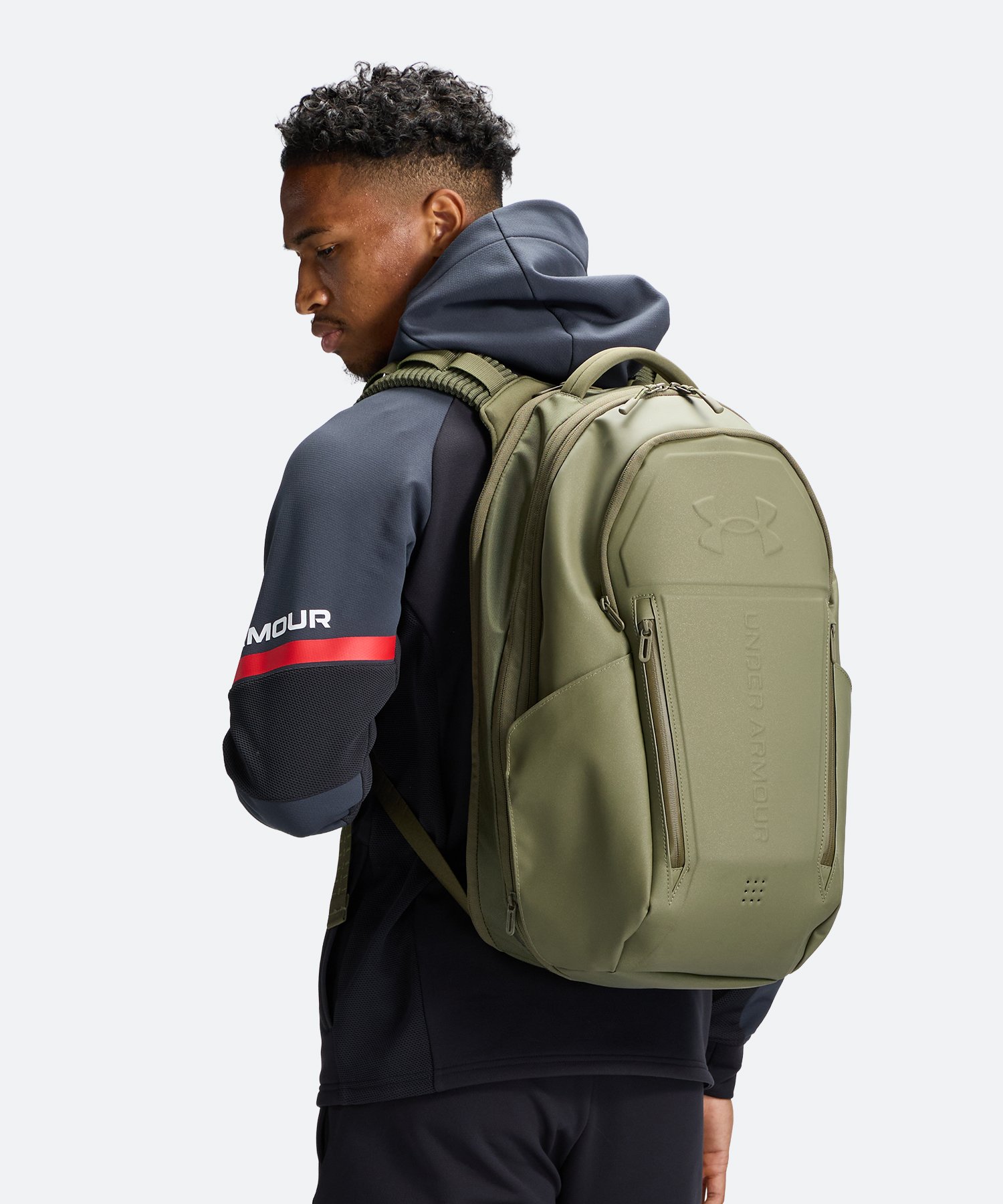 UAノーウェイ バックパック（トレーニング/UNISEX） Marine OD Green(390)
