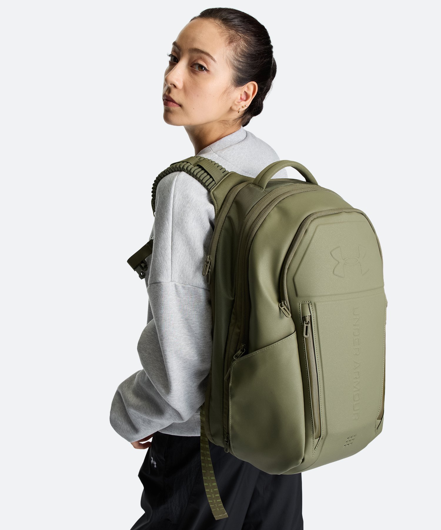 UAノーウェイ バックパック（トレーニング/UNISEX） Marine OD Green(390)
