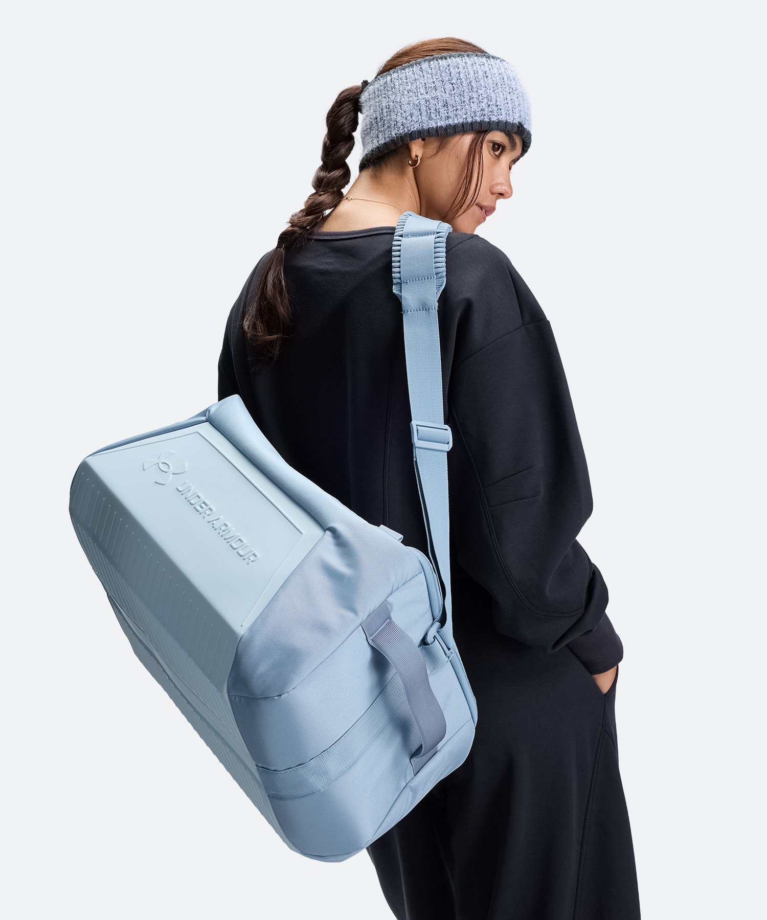 UA ノーウェイ バックパック ダッフル（トレーニング/UNISEX） Blue Wind / Blue Fog(448)