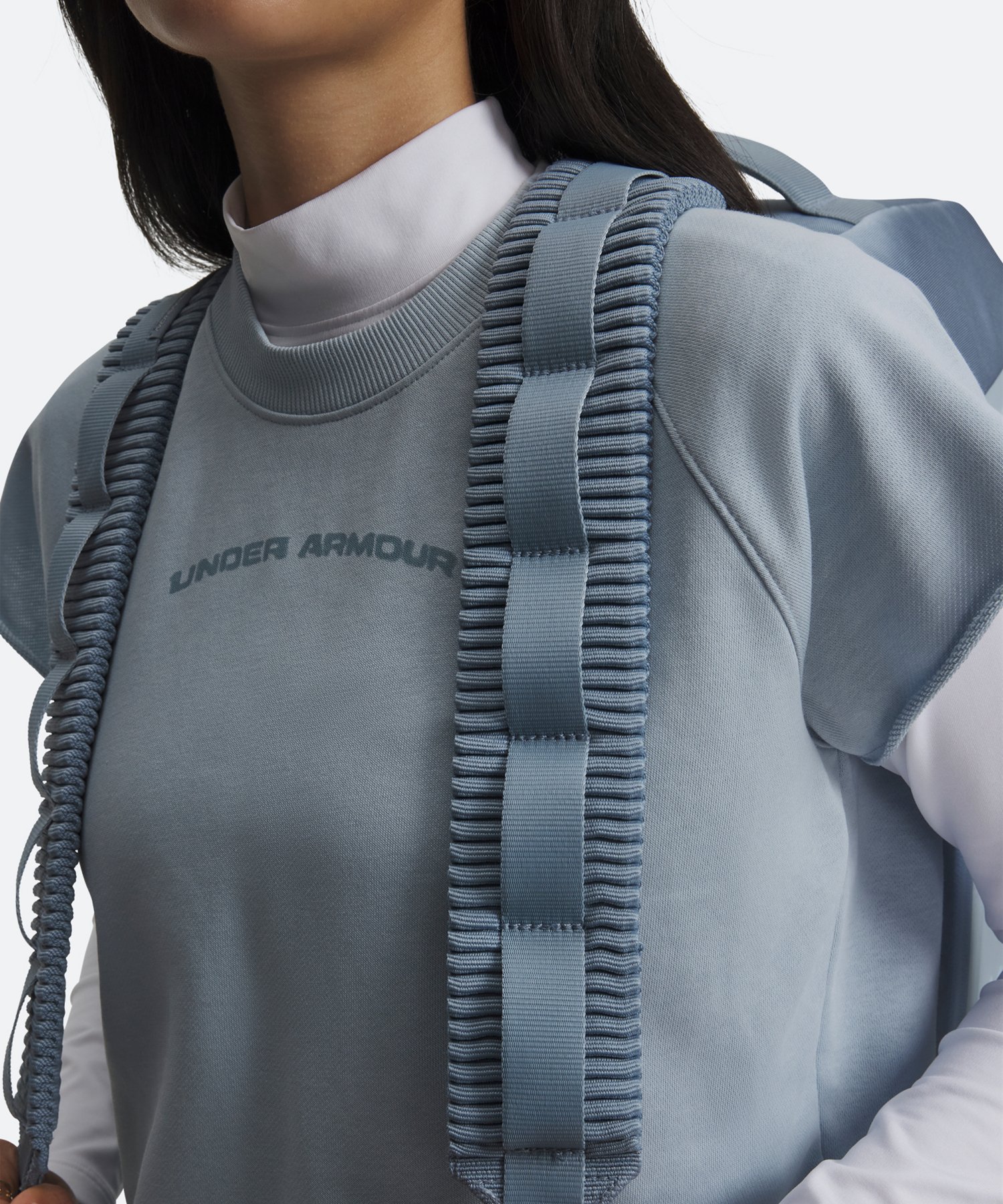 UA ノーウェイ バックパック ダッフル（トレーニング/UNISEX） Blue Wind / Blue Fog(448)