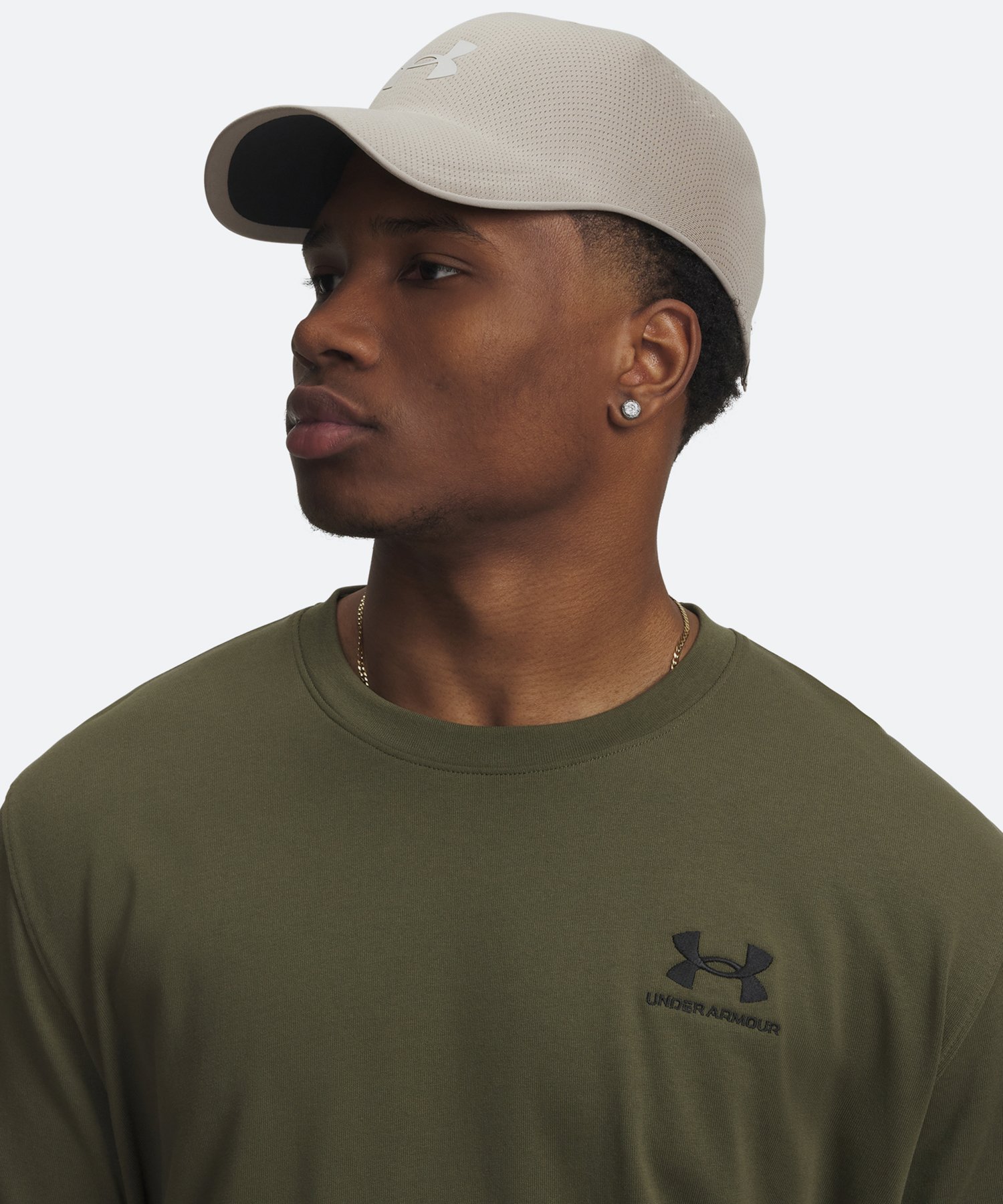UAステルスフォーム アンクラッシャブル キャップ（ライフスタイル/UNISEX） Timberwolf Taupe(203)