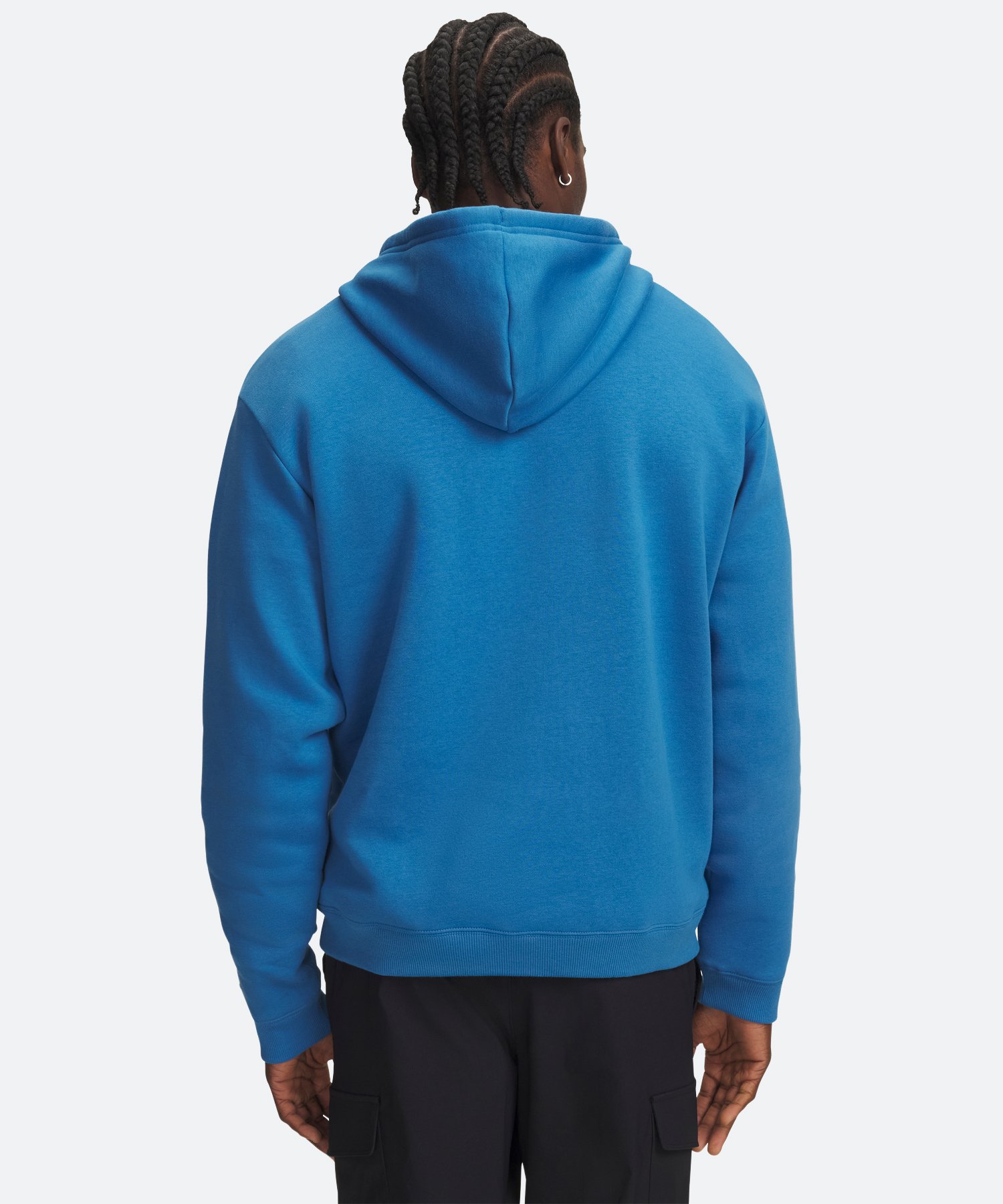 UAライバルフリース フーディー（ライフスタイル/MEN） Aegean Blue / White(430)