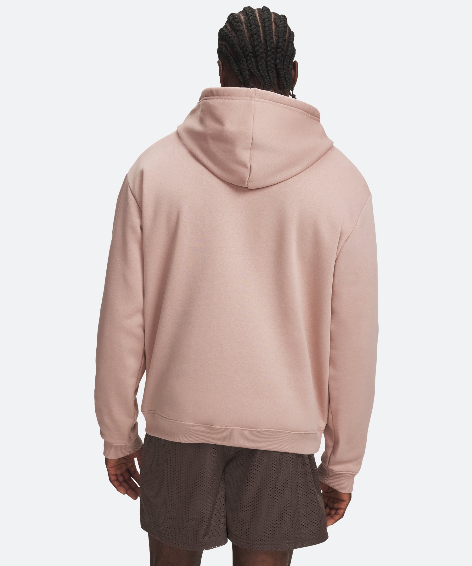 UAライバルフリース フーディー（ライフスタイル/MEN） Bashful Pink / White(600)