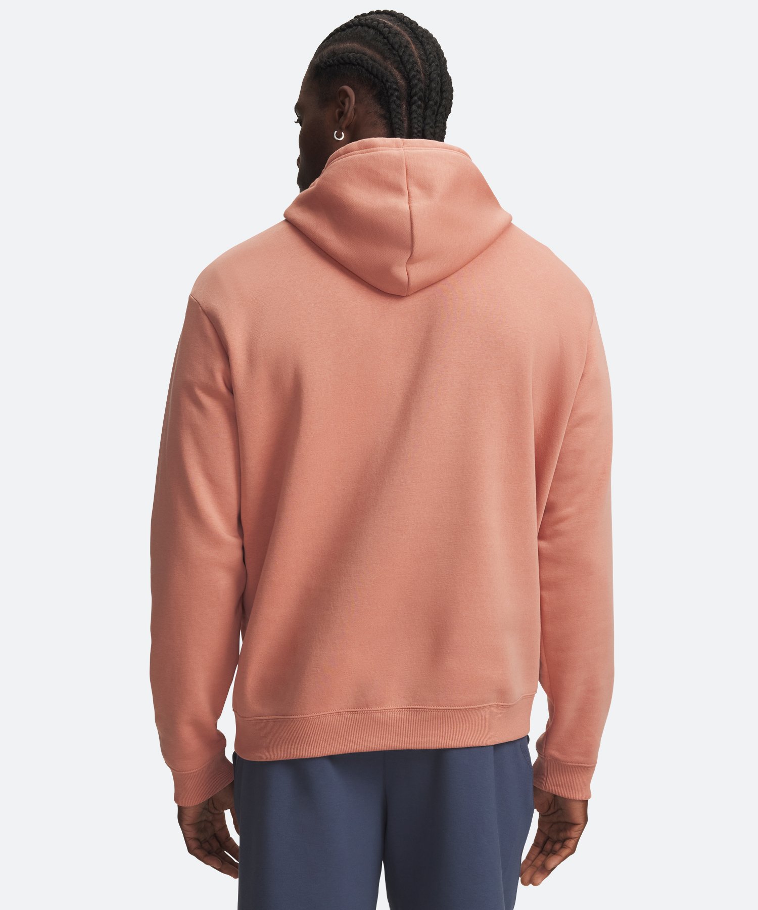UAライバルフリース フーディー（ライフスタイル/MEN） Canyon Pink / White(696)