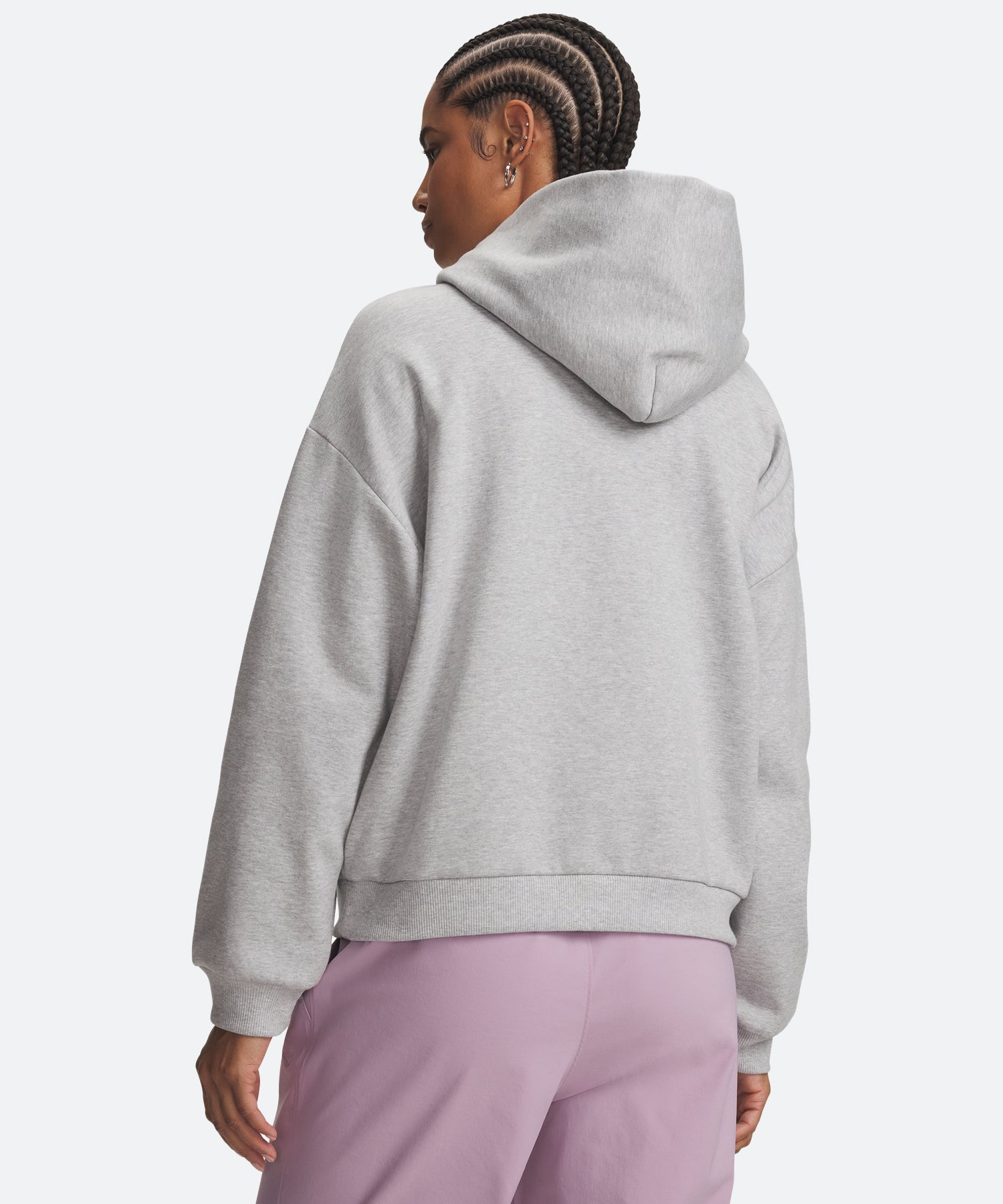 UAアイコンフリース フーディー（ライフスタイル/WOMEN） Mod Gray Full Heather(012)