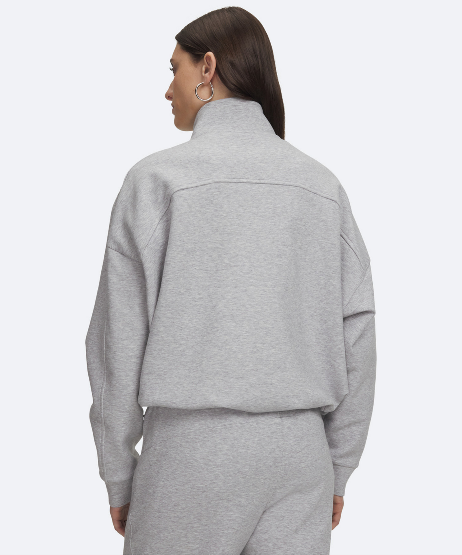 UAアンストッパブル 1/2ジップ フリース トップス（ライフスタイル/WOMEN） Mod Gray Light Heather(011)