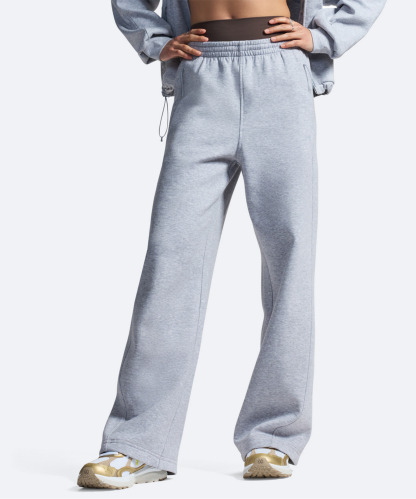 UAアンストッパブル フリース オープン ヘム パンツ（ライフスタイル/WOMEN） Mod Gray Light Heather(011)