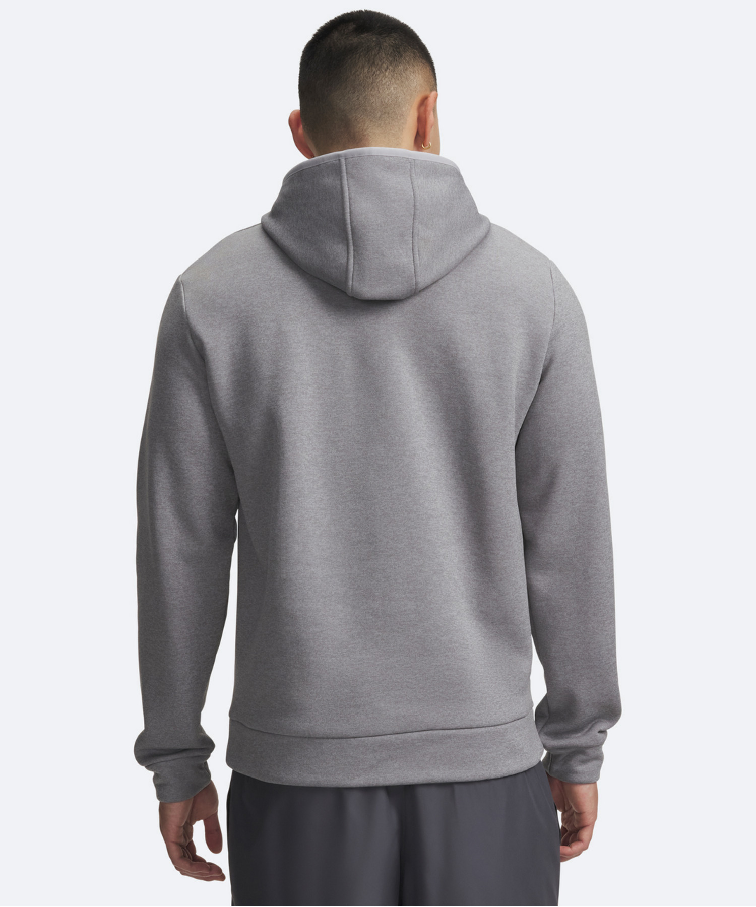 UAアーマーフリース エンボス フーディー（トレーニング/MEN） Mod Gray / Mod Gray(011)