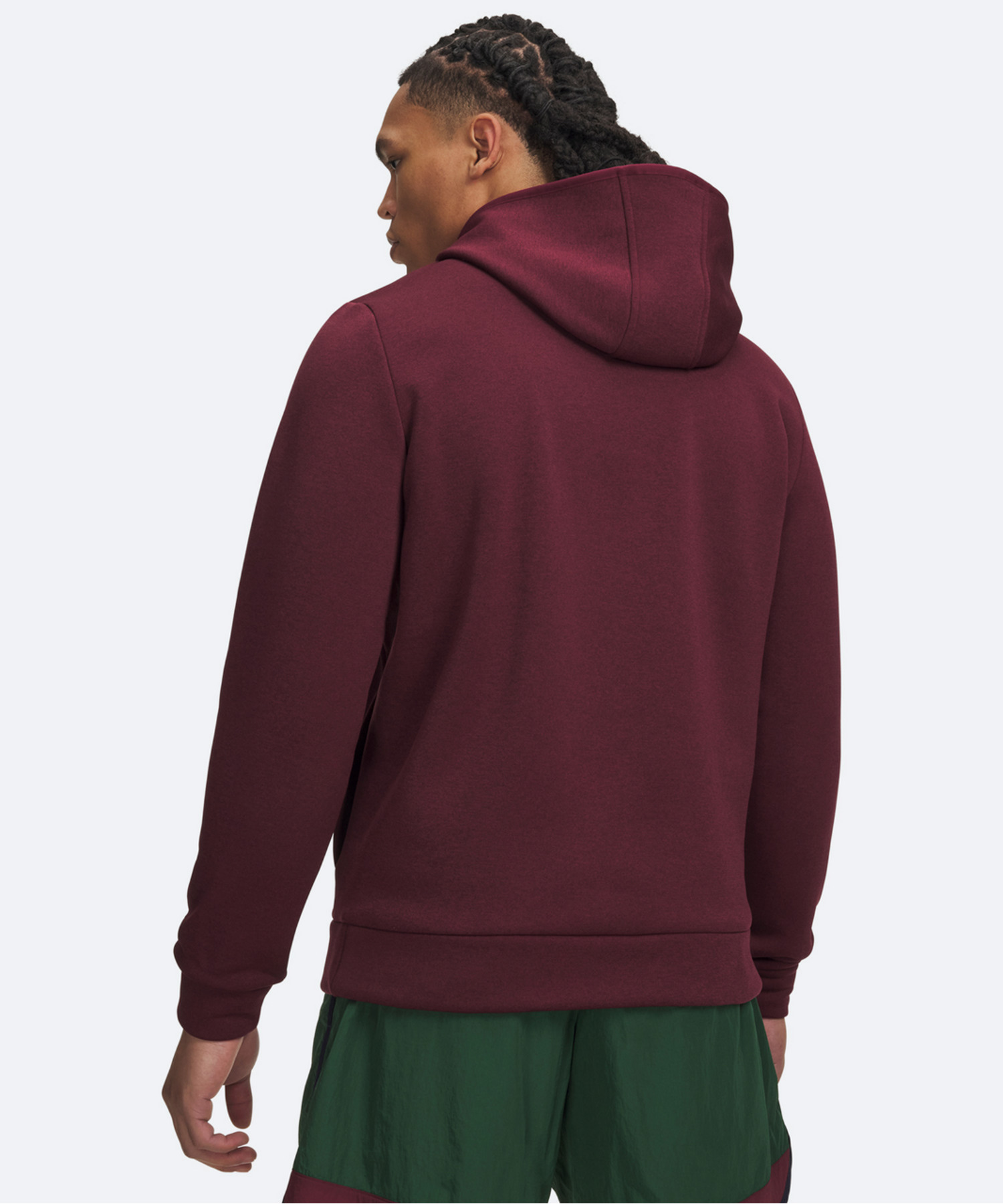 UAアーマーフリース エンボス フーディー（トレーニング/MEN） Vintage Maroon(625)
