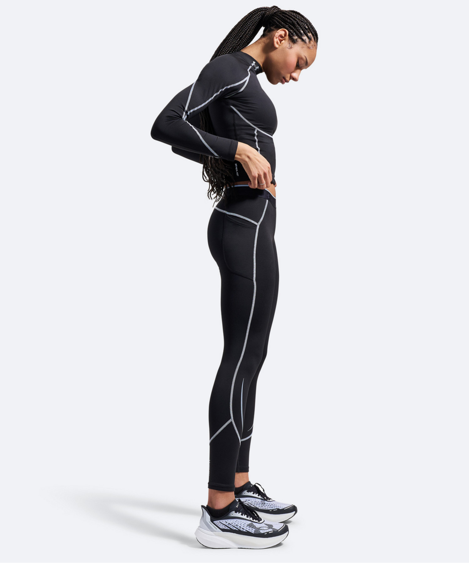 UAコールドギア ネオラスト レギンス（トレーニング/WOMEN） Ultimate Black / Reflective(008)