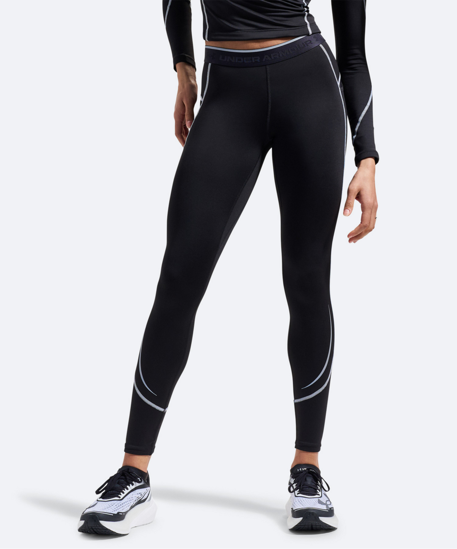UAコールドギア ネオラスト レギンス（トレーニング/WOMEN） Ultimate Black / Reflective(008)